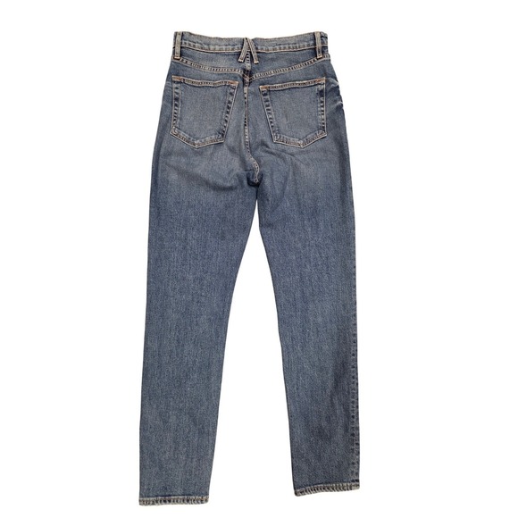 SLVRLAKE Beatnik Lightly Distressed High Rise Slim Leg Jeans Size 31 - Picture 3 of 4